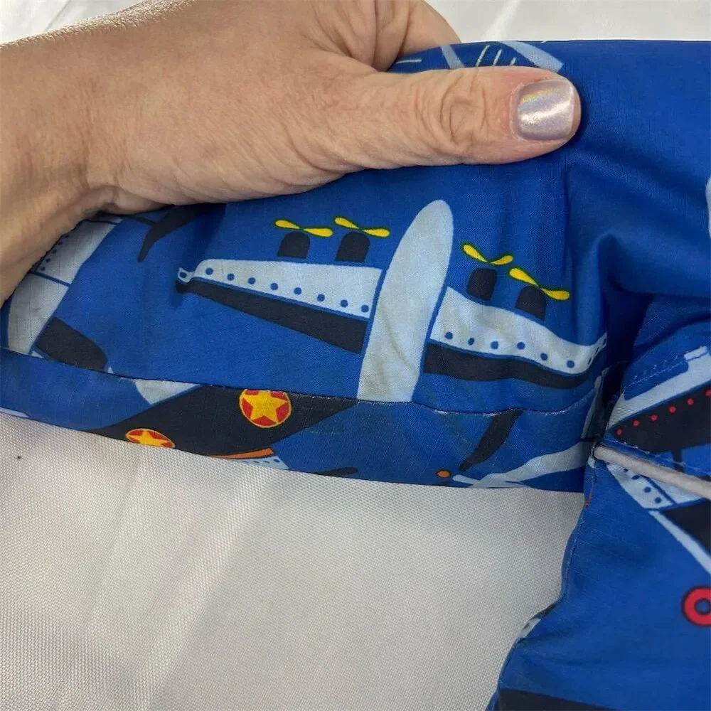 The Children's Place 3-in-1 Toddler Jacket 2T Blue Airplane Print
